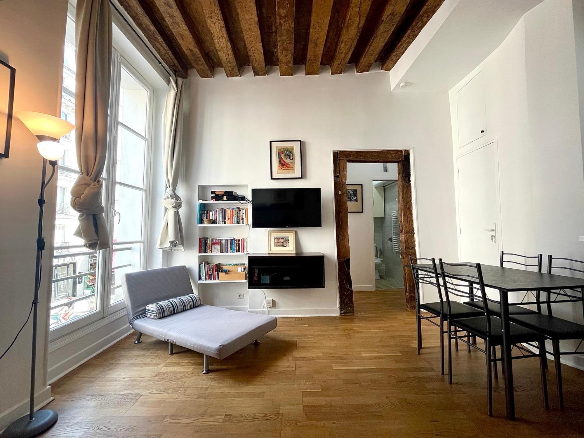 Appartement Typique Parisien Au Coeur Du Marais Exteriér fotografie
